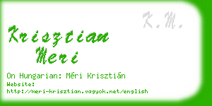 krisztian meri business card