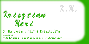 krisztian meri business card